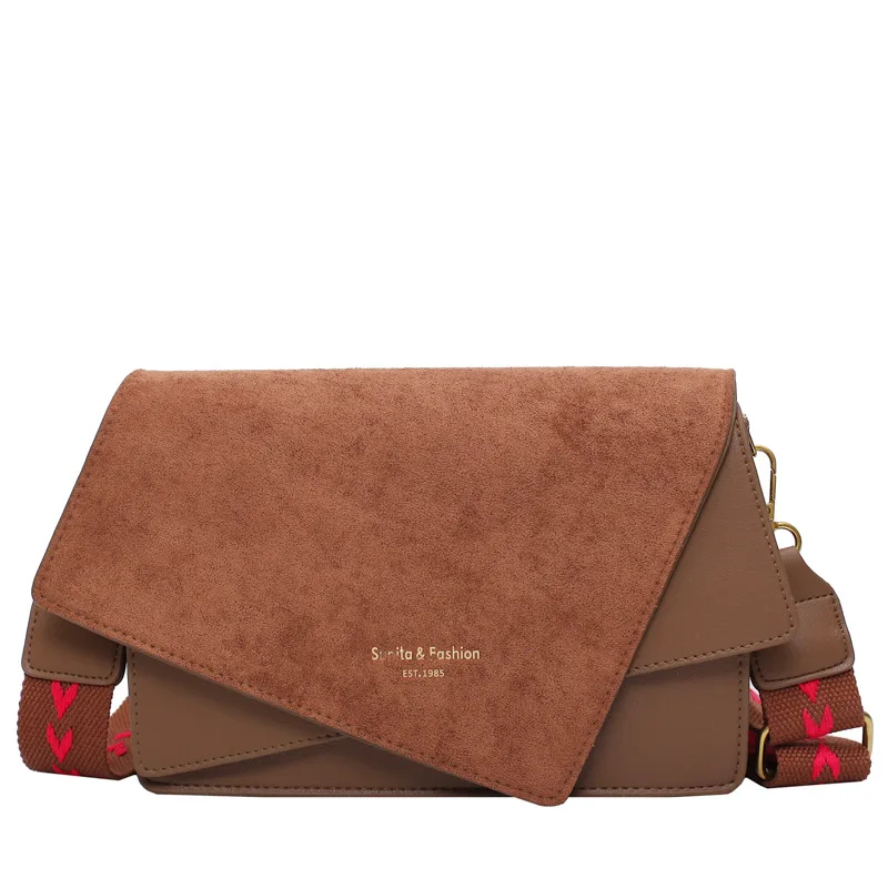 

Handheld Frosted bag women 2021 new version of Joker shoulder slung fashion broadband small square bag