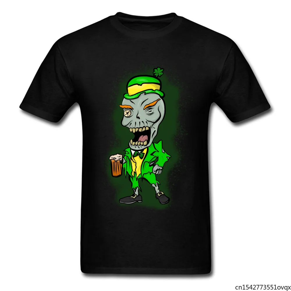 

Zombie Leprechaun T-shirts Men on Demand Tops Shirt Best Cheaper T Shirt Movie Gift Tops Tees Round Neck Sputnik