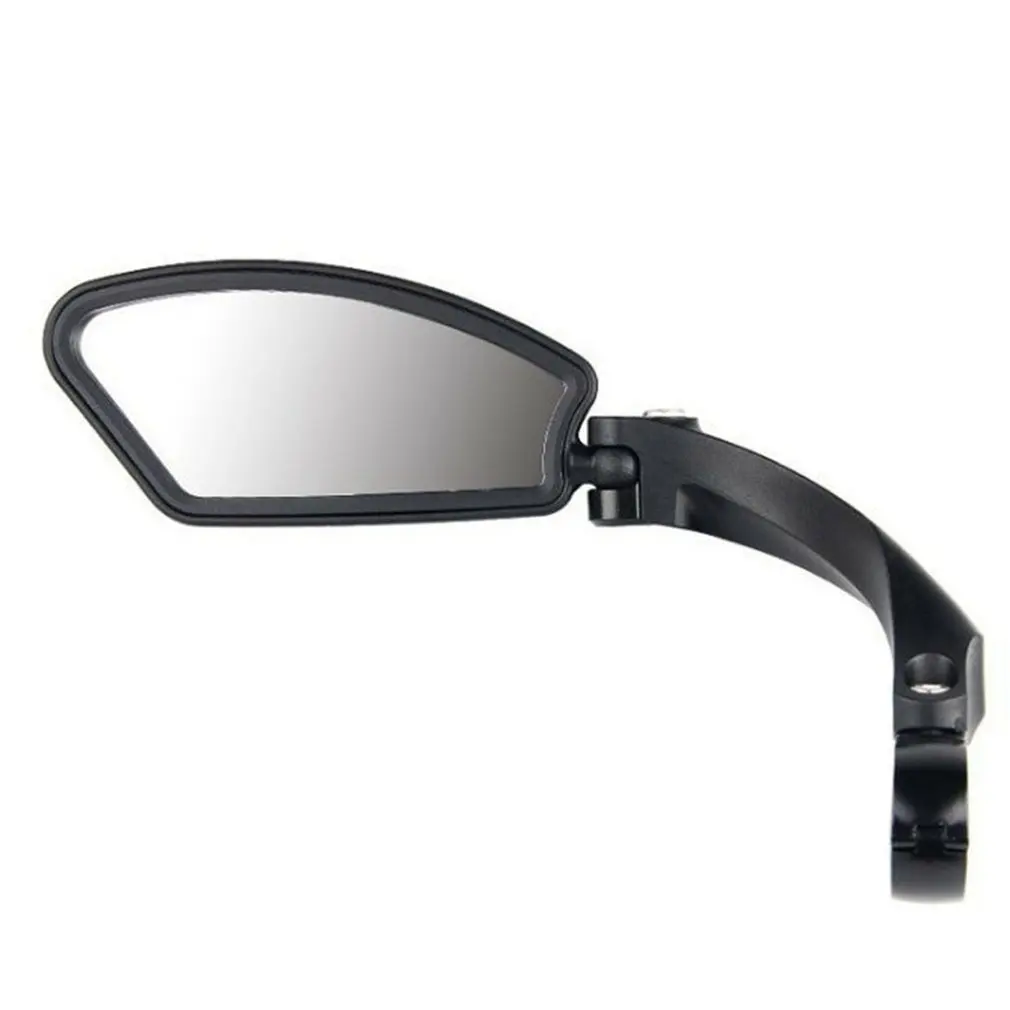 

Unbreakable Stainless Steel Lens 1PC Bicycle Rear View Mirror Clear Wide Range Back Sight Bike Reflector Angle Adjustable