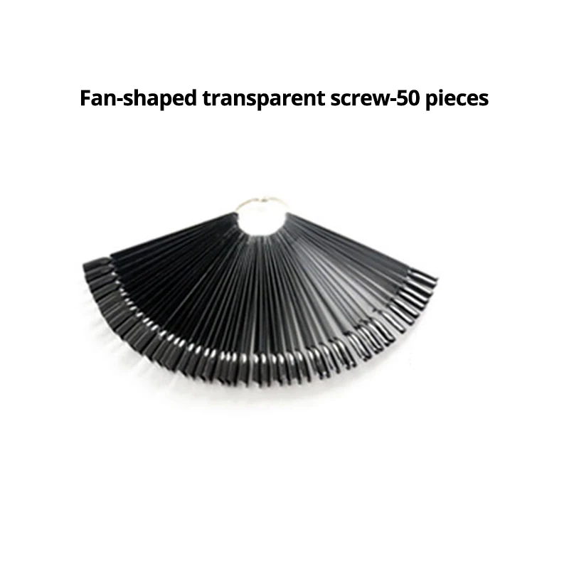 50 шт. накладные ногти прозрачные черные инструменты для дизайна ногтей |