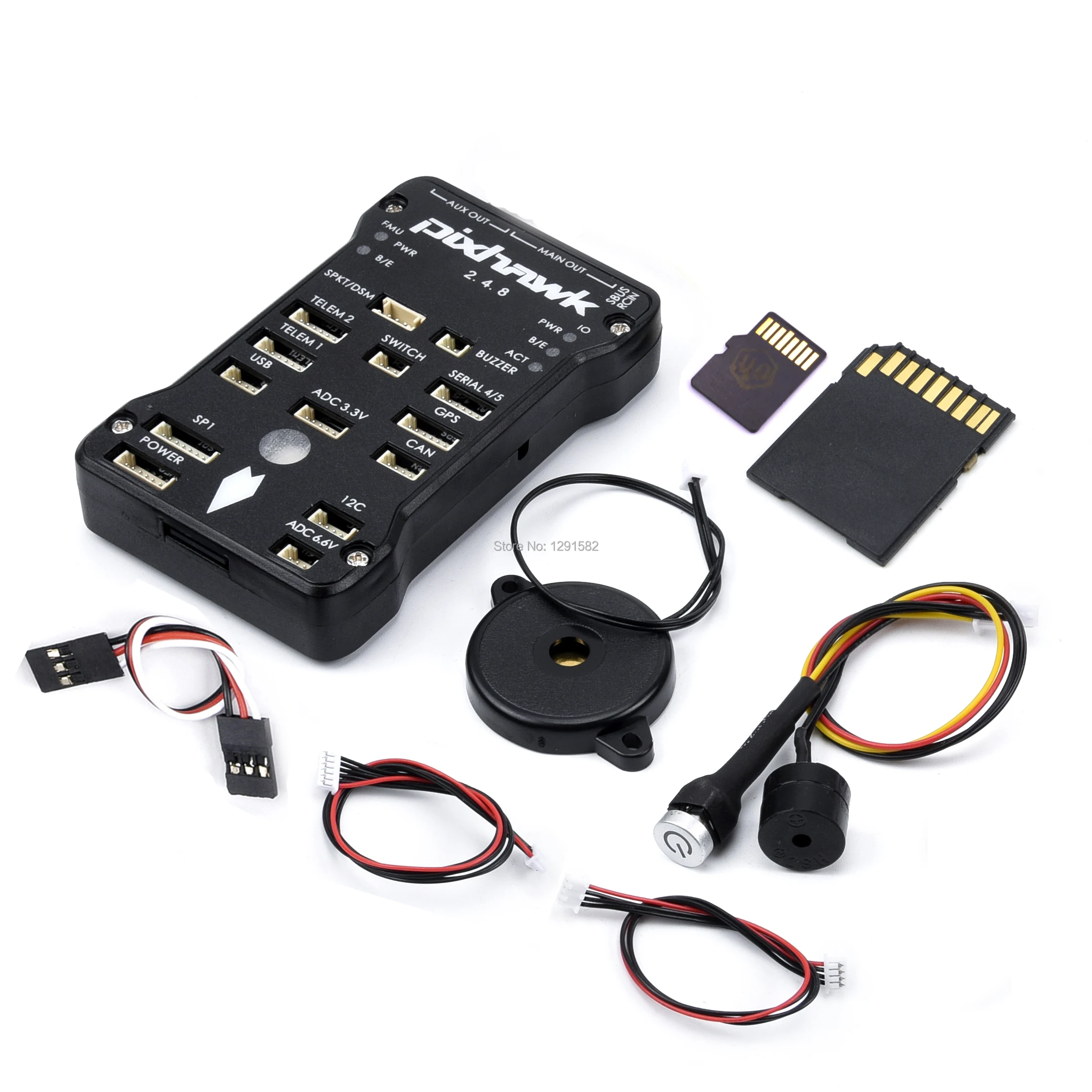 Контроллер полета Pixhawk PX4 PIX 2.4.8 32 бит Автопилот с 4G SD предохранительный
