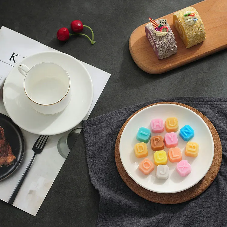 Силиконовая резиновая форма сделай сам для шоколадного торта 26 букв выпечки