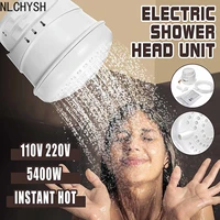 5400W 110V 220V Electric Shower Head Instant Water Heater Adjustable Temperature Bath Shower Heater with Hose Bathroom Heater