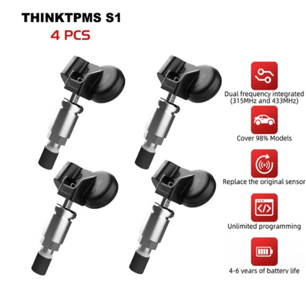 THINKCAR THINKTPMS S1 Профессиональный TPMS предварительно запрограммированный датчик 315