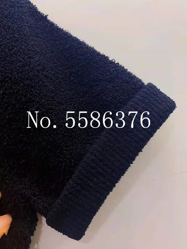 

2021 New Highend Summer Sweet Embroidery Knitted Sweater Tops Women's Short Sleeve Pullover O-neck Fur Knit Jumper