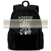 horror league freddy krueger jason chucky doll new women men backpack laptop travel school adult student