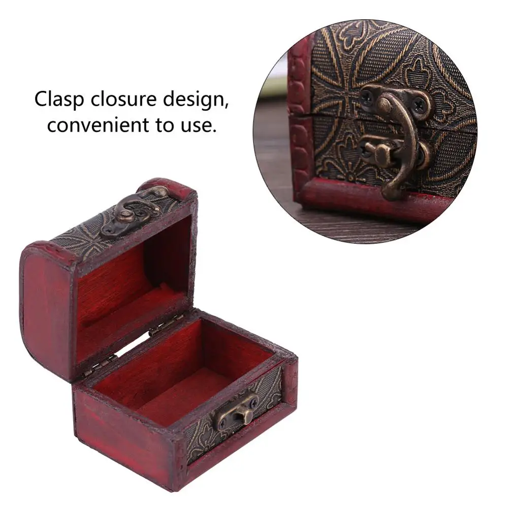 Фотофоны со старинным деревянным Ювелирные изделия Чехол Классическая