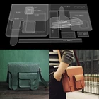 2021 новый акриловый шаблон версии для рисования сделай сам, шитье, плечо, кожаные изделия ручной работы, сумка-мессенджер, Бумажный шаблон с узором