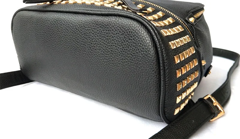 Роскошный кожаный рюкзак для женщин дизайнерская брендовая Водонепроницаемая