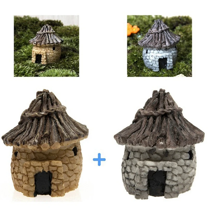 Сказочный Сад каменный дом миниатюрное Ремесло Мини ландшафтное украшение |