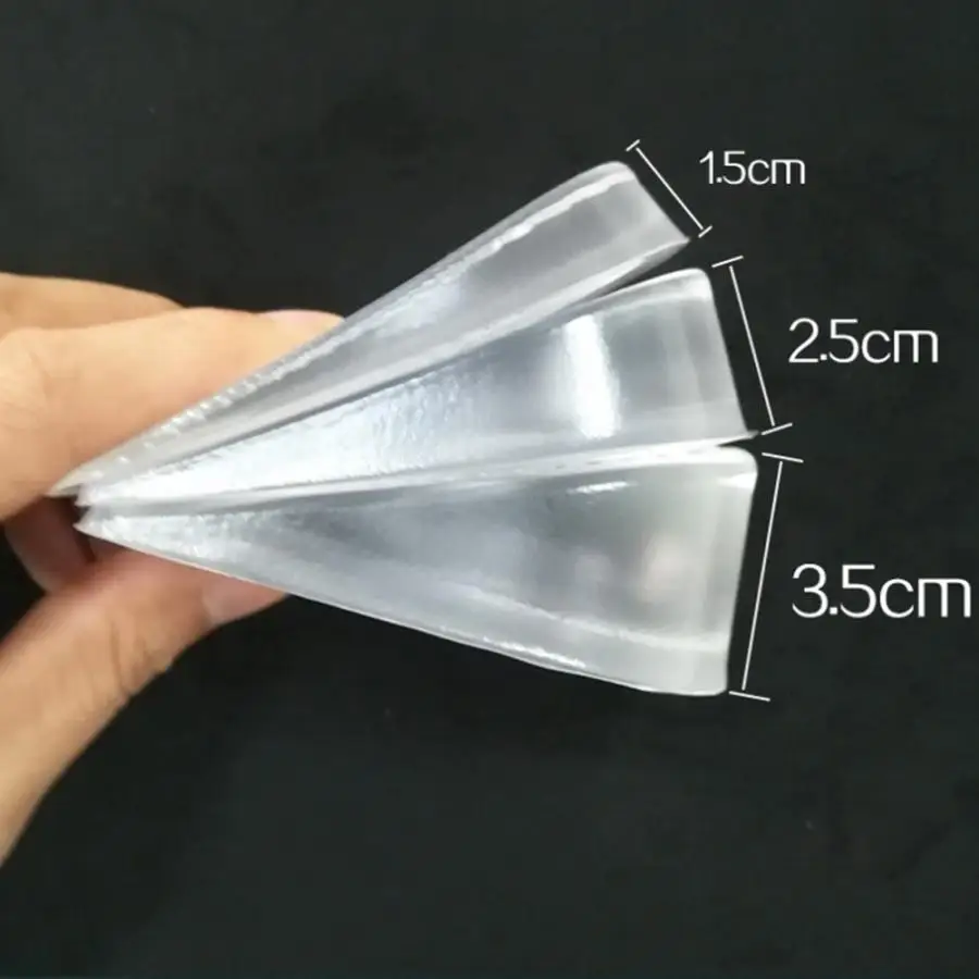 Силиконовые гелевые подушечки для увеличения высоты прозрачные стельки на