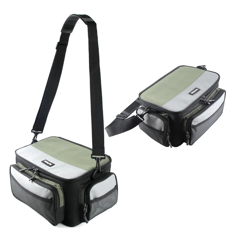 

Multifunctional Fishing Bag Fishing Reel Lure Gear Storage Case Accessories Outdoor Fishing Tackle Shoulder Crossbody Bags