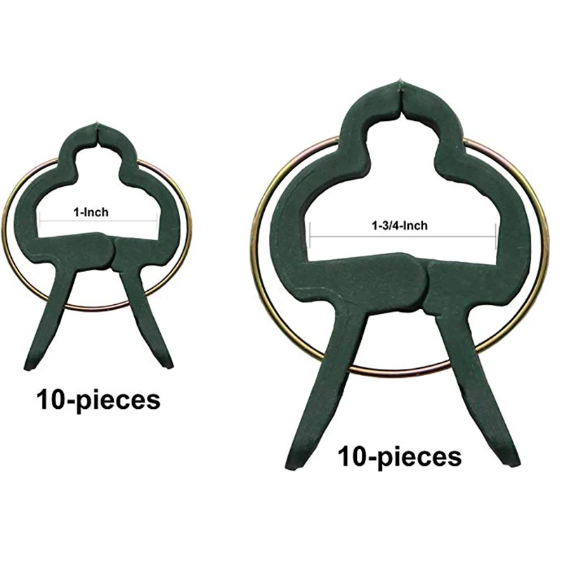 20 шт. Микс зеленый нежный Садоводство завод &amp цветок Зажимы рычаг петля вышлите