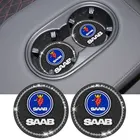 12 шт., автомобильный нескользящий коврик для подстаканника Saab 9-3 9-5 900 9000