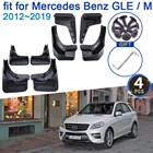 Автомобильный брызговик для Mercedes Benz GLE M Class W166 2012  2019, 4 шт., аксессуары для стайлинга, защита от брызг