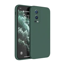 For Oneplus Nord 2 Case Cover CE 5G 9 Pro 9R 8T Soft Liquid Silicone Bumper Phone Cases For Oneplus 8 Nord2 CE Funda
