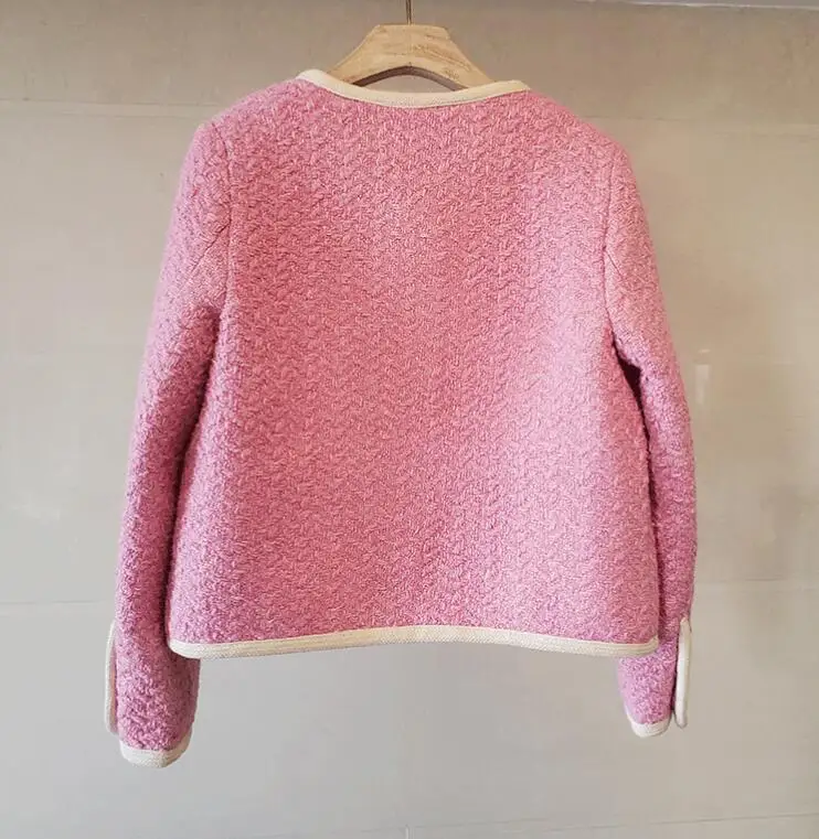 Куртка женская шерстяная твидовая осенняя винтажная | Женская одежда