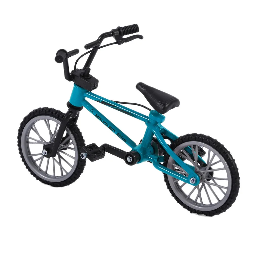 Игрушечные велосипеды на палец с тормозным тросом синий имитирующий сплав bmx