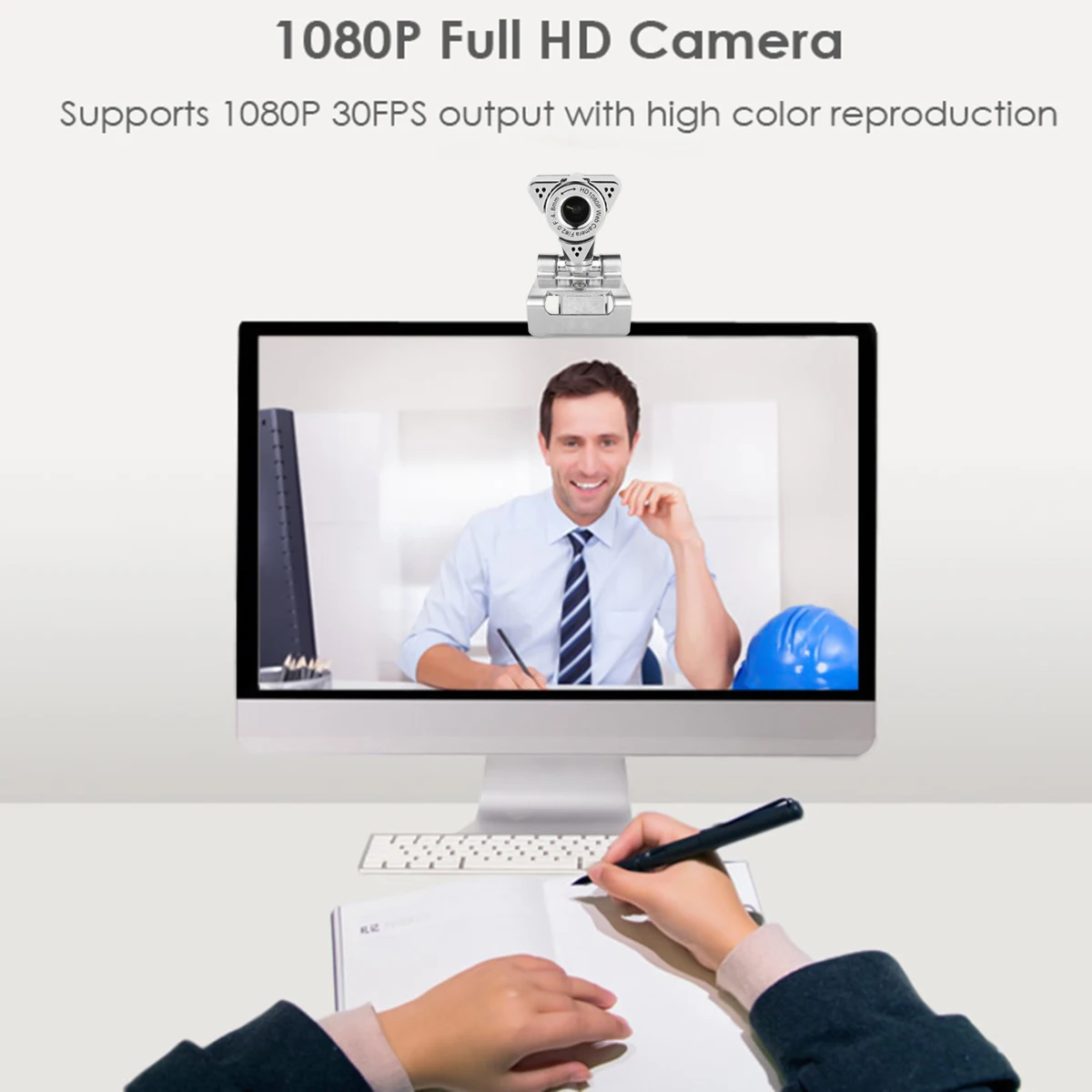 Веб-камера USB2.0 2 МП 1080P Full HD встроенный микрофон | Компьютеры и офис