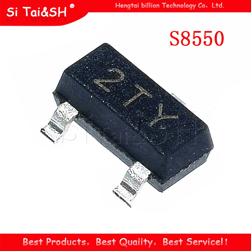 100 шт. S8550 SOT 23 SMD S8550D SOT23 2TY Новый и оригинальный|Интегральные схемы| |