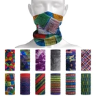 Балаклава Женская, разноцветная, с геометрическим рисунком, лыжная бандана, повязка на голову спортивная