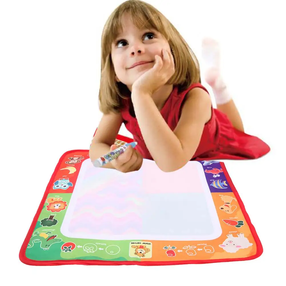 

Animals Magic Water Drawing Cloth Board with Graffiti Painting Pen Water Painting Mat Kids Educational Painting Drawing Toy
