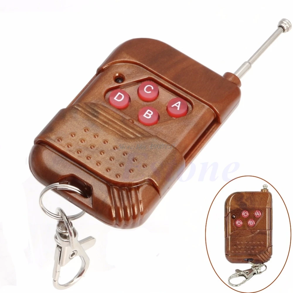 1 шт. 4 канала 315 МГц 433 Беспроводной RF пульт дистанционного управления ler Fr