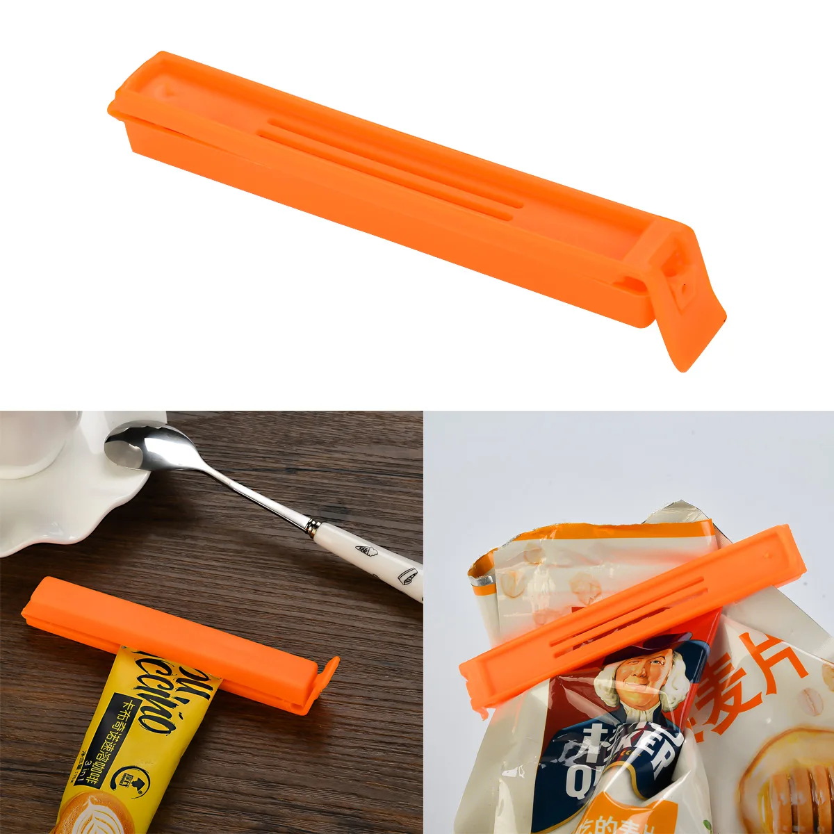 

1/5/10Pcs Portable Food Snack Seal Sealing Bag Clips Eco-Friendly Colorful Kitchen Gadgets Home Storage Tools Food Packaging
