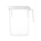 Экологичный кувшин из полипропилена с ручкой и крышкой, кувшин ручной работы для горячей и холодной воды, льда, лимона, чая и соков