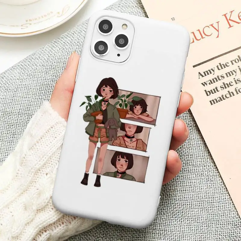 

Movie Leon And Mathilda Phone Case Candy Color for iPhone 11 12 mini pro XS MAX 8 7 6 6S Plus X 5S SE 2020 XR