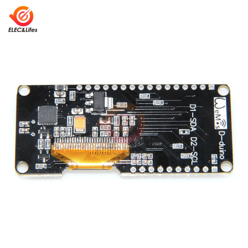 Модуль Wi Fi для Wemos NodeMCU ESP8266 0 96 дюйма OLED дисплей беспроводная плата разработки CP2102