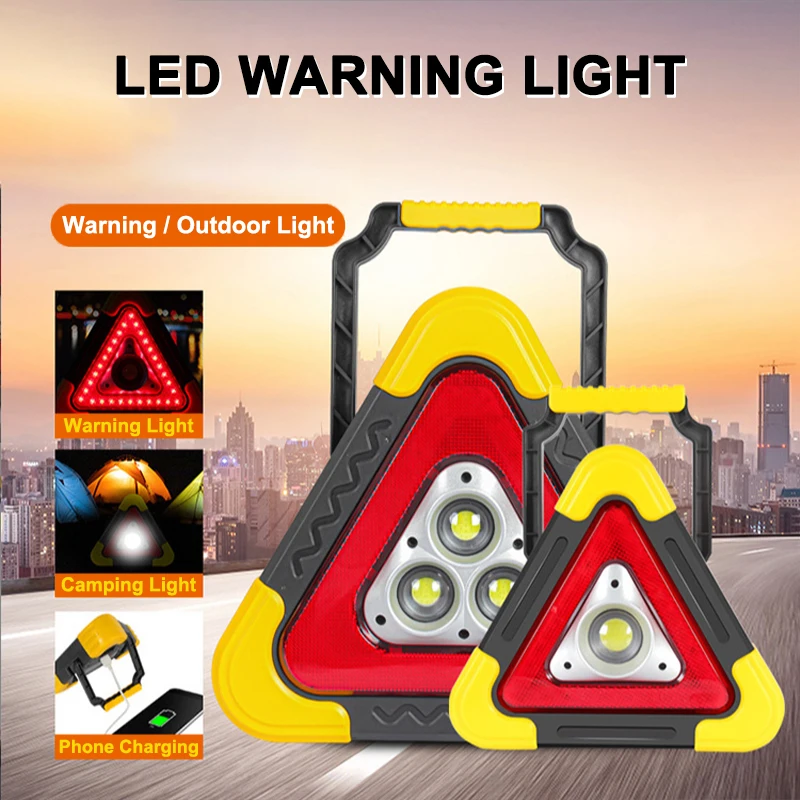 	LED Emergency Warning Flashlig	