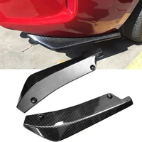 2x car rear bumper fin canard splitter diffuser valence spoiler lip carbon fiber canard spoiler diffuser wrap angle protector