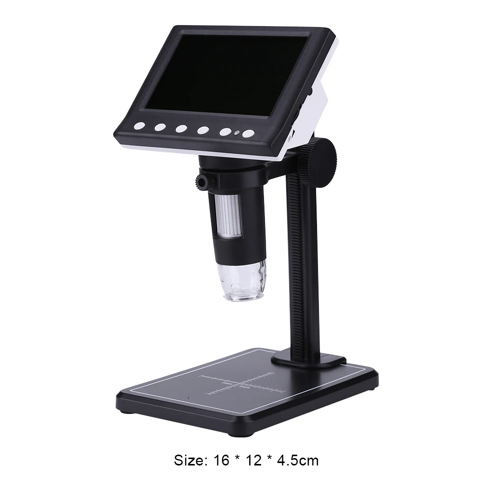 

1000X Digital Microscope Camera for DIY USB Electronic Industrial Microscopes Continuous Amplification 2MP LCD Display Magnifier