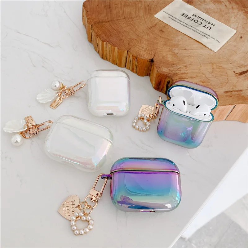 

Glazed Shell Pendant 2021 AirPods 3 Case Apple AirPods 2 Case Cover AirPods Pro Case IPhone Earphone Accessories Air Pod Case