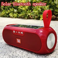 wireless stereo music box solar automatic charging waterproof and moisture proof outdoor bluetooth speaker for music center