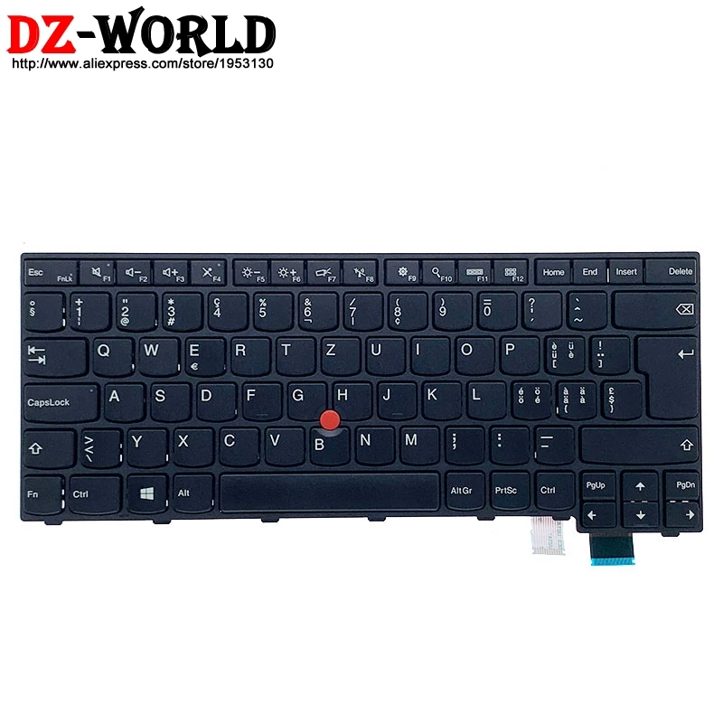 Новая Оригинальная клавиатура CH Swiss для ноутбука Lenovo Thinkpad 13 S2 2nd T460s T470s Teclado 01YR073