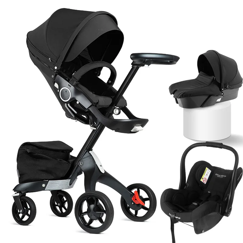 DSLAND детская коляска 3 в 1 роскошный высокий land scape сидячие кресла para bebe липа класса
