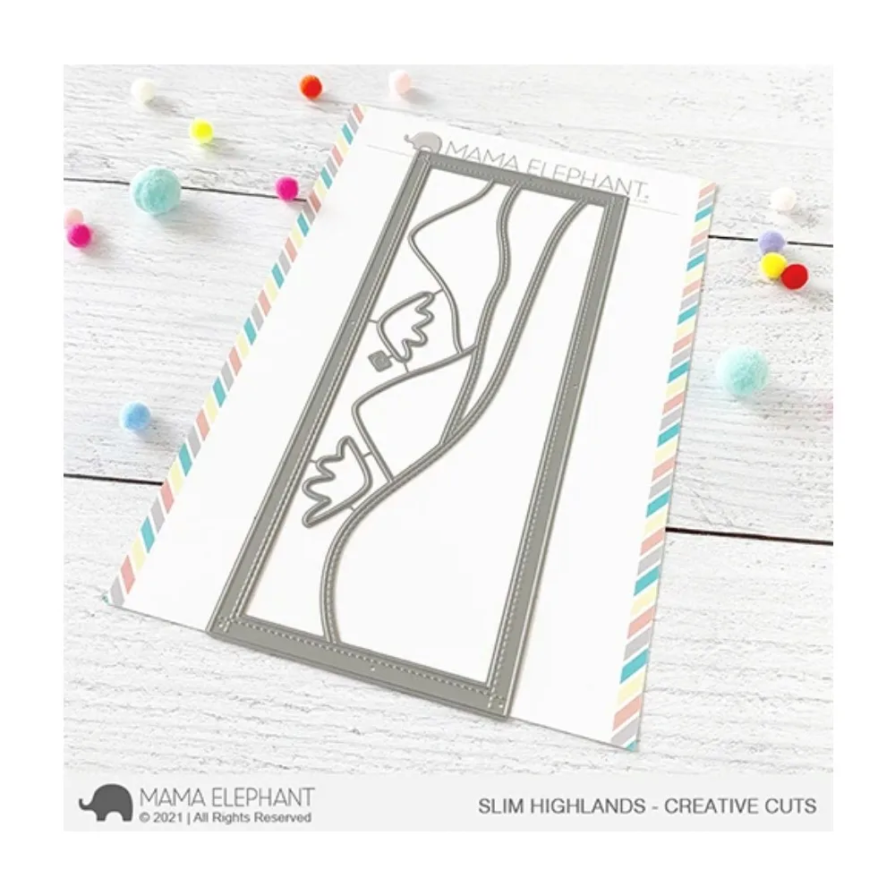 

Slim Highlands Creative Metal Cutting Die Scrapbook Embossed Paper Card Album Craft Template Cut Die Stencil New for 2021 Arrive