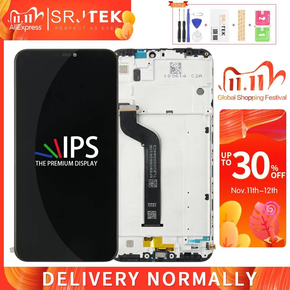Для XIAOMI Mi A2 Lite Дисплей Матрица сенсорный для Redmi 6 экран дигитайзер сборка 6A LCD Pro Note