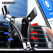 Jellico Gravity Car Phone Holder Air Vent Clip Mount Mobile Phone Stand Holder in Car For iPhone 12 11 X Samsung S21 Car Holder