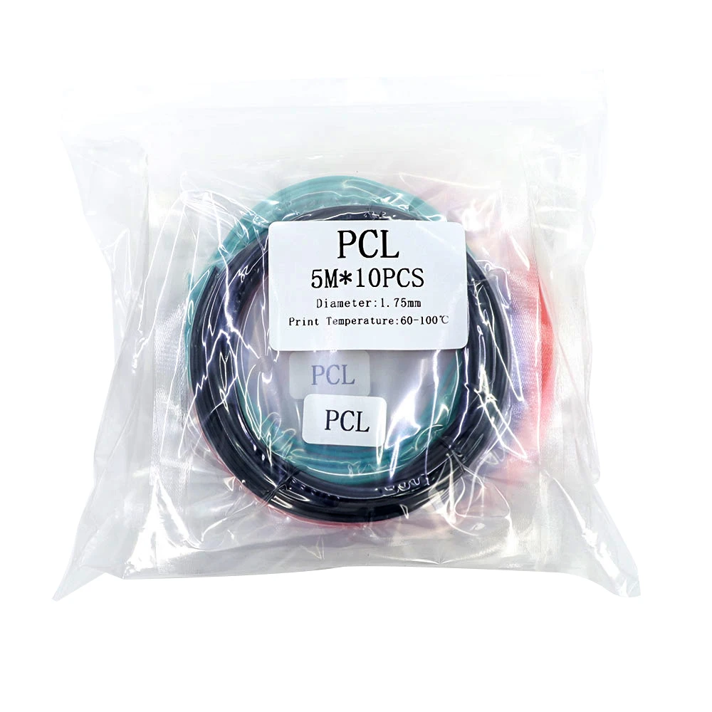 10 ШТ. Ный ный Цвет 5 М / ПК 1 75 мм Окружающей низкая часть PCL Для 3D Ручки чки