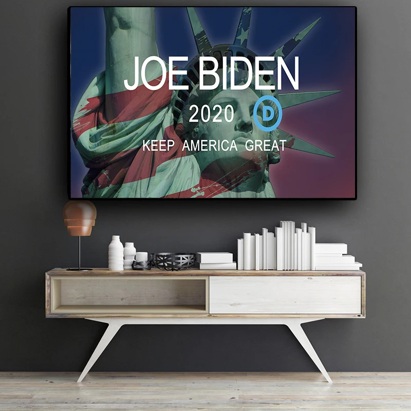 Плакат американский вице президент Джо den Ен Картина на холсте стеновое