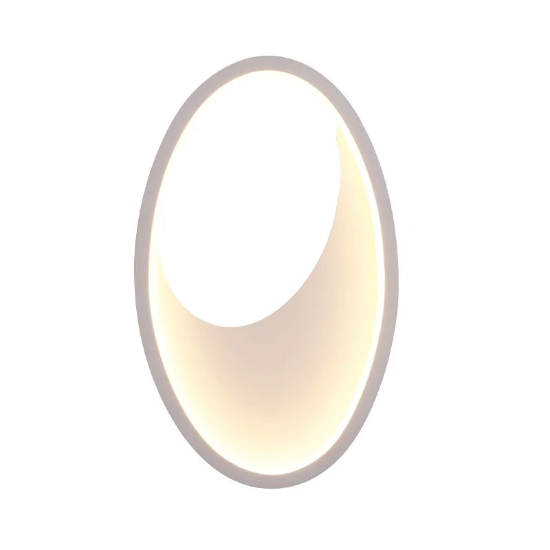 

White Finished Modern Led Wall Light AC110V 220V Home Creative Sconce Led Wall Lamp For Living room Bedroom Bedside room Lustres