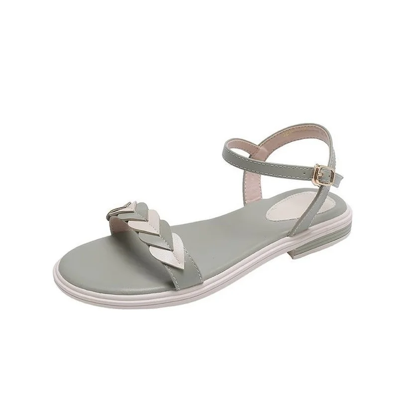 

New Summer Women's Beaded Pearly Sandals Slippers Shoes Women Ladies Flats Sandals Flip Flop Casual Flat Slingback Sandals Shoes