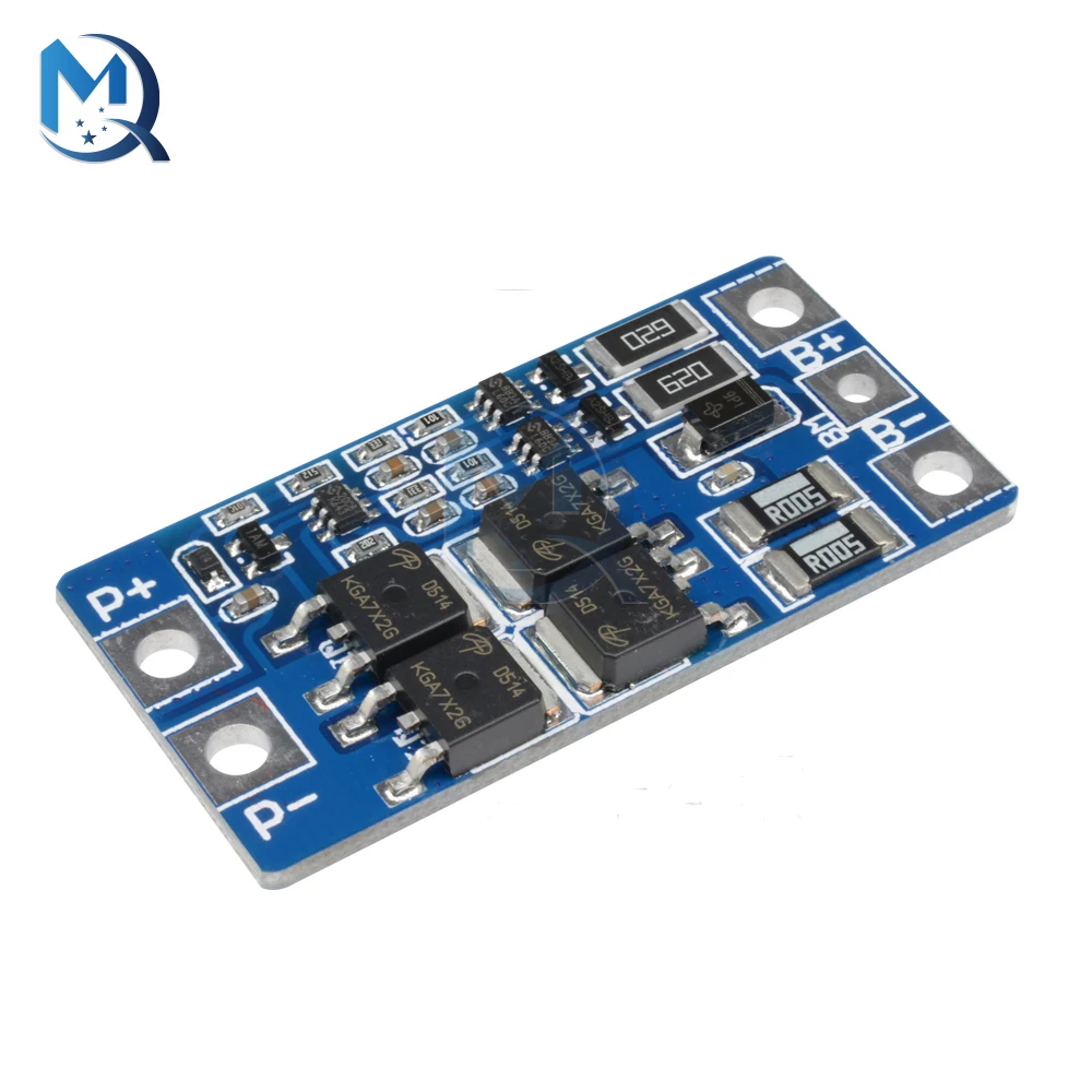 Плата защиты аккумулятора 18650 Lifepo4/Литиевые BMS 2S 10A 8 4 V 7 PCB PCM с балансом для Li-Ion Lipo