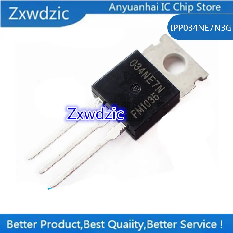 

10pcs 100% New Imported Original IPP034NE7N3G IPP034NE7N 034NE7N TO-220 MOS FET 100A 75V