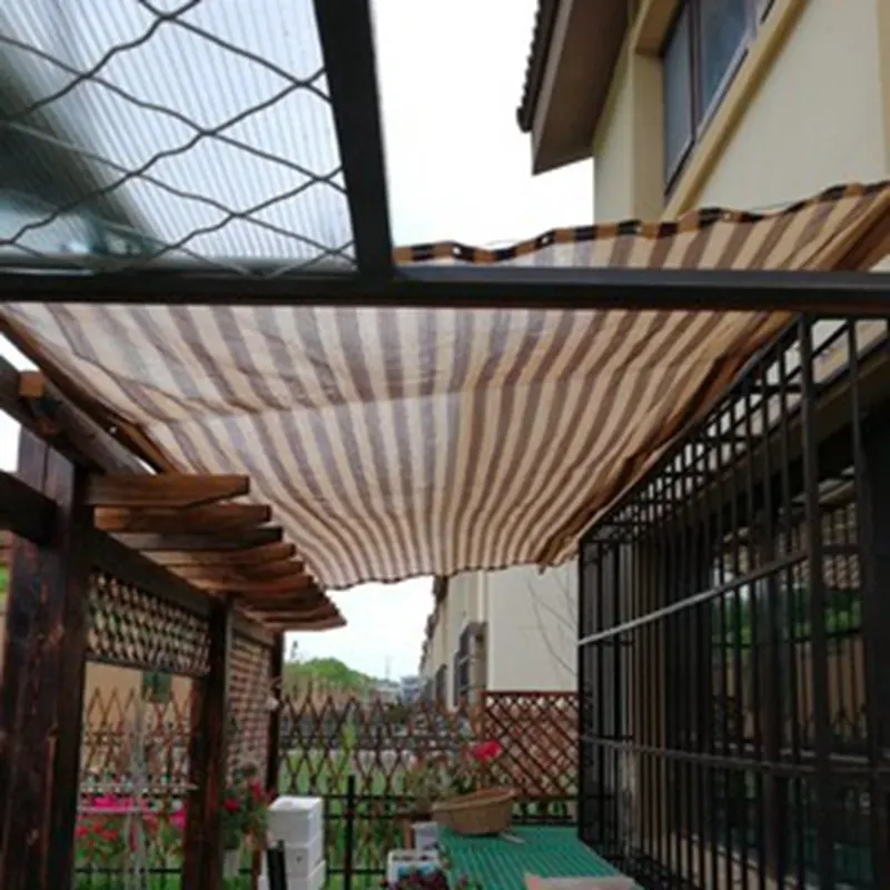 

3X7m Sun Shade Sail Outdoor Camping Yard HDPE Sun Shelter Garden Patio Awning Canopy Sunscreen Garden Cooling Cover Nets