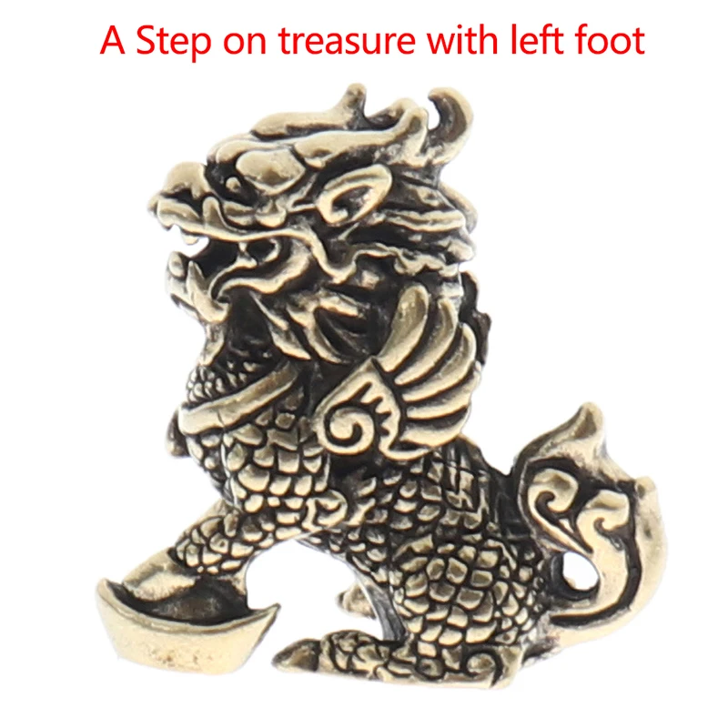 1 шт./1 пара медные статуэтки в виде короля льва | Дом и сад