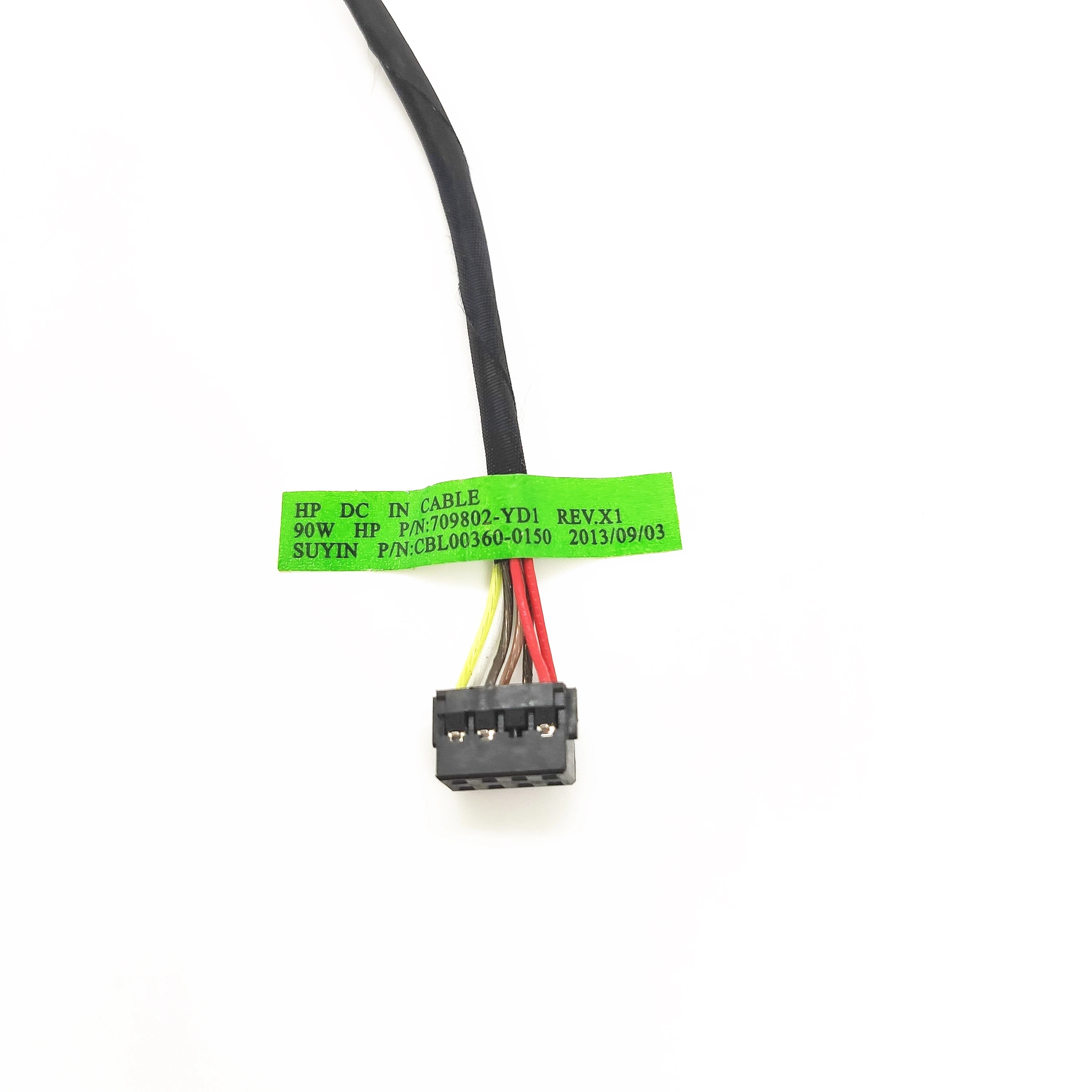 Бесплатная доставка Новый кабель постоянного тока для HP 14-E 15-E DC jack 90 Вт 8pin 150 мм P/N